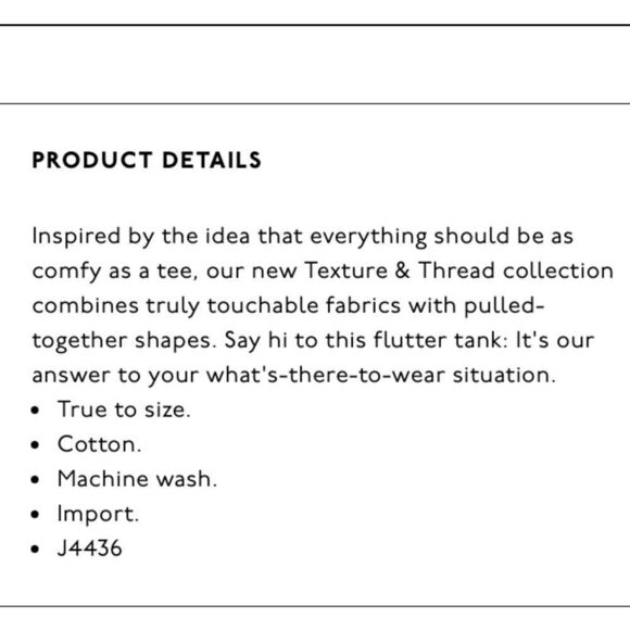 MADEWELL Texture & Thread Ruffle Strap Striped Tank Top - Picture 11 of 11